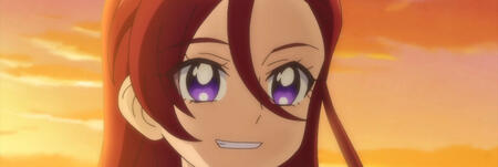 picture of asuka takizawa from tropical rouge precure smiling